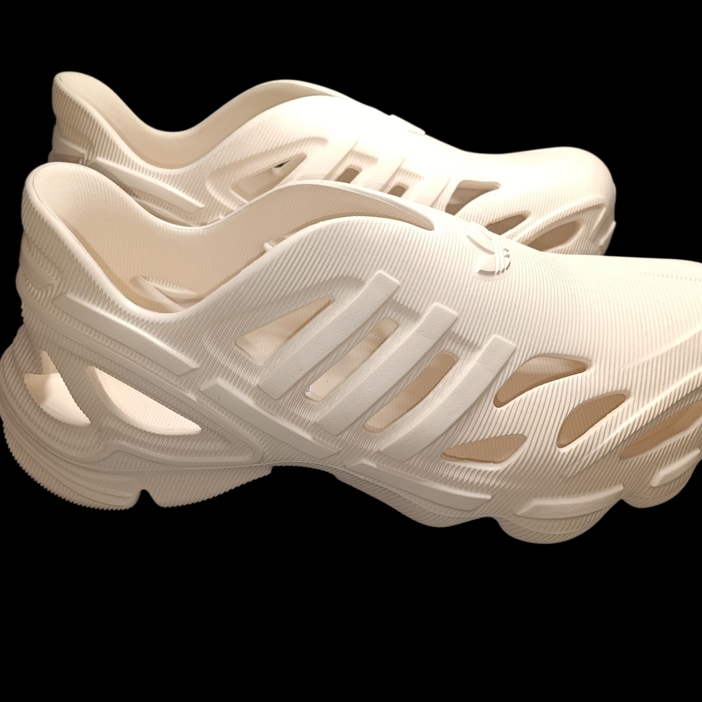 Adidas Cream Mules with Modern Cutout Design - Picture 2 of 8